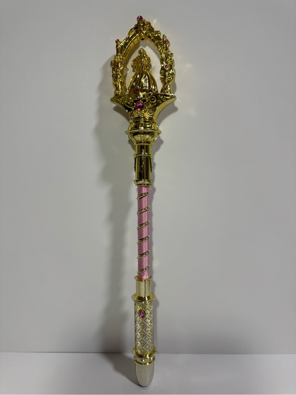 Gold and Pink Disney Aurora Sleeping Beauty Light Up Wand 14.5”